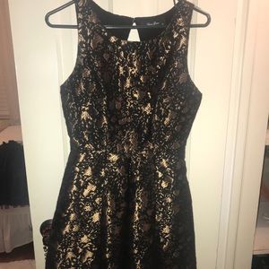 Black and cold dress